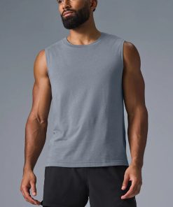 Áo Ba Lỗ Xám Thể Thao Nam